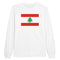 T-Shirt À Manches Longues Drapeau Du Liban